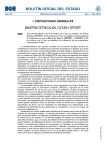 BOLETÍN OFICIAL DEL ESTADO MINISTERIO DE EDUCACIÓN, CULTURA Y DEPORTE 2359