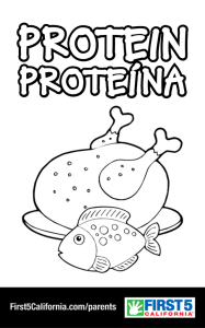 Protein! Coloring Sheet