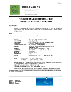 WAP-3626 POLIURETANO NEGRO HIDROSOLUBLE