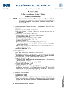 BOLETÍN OFICIAL DEL ESTADO V. Anuncios A. Contratación del Sector Público 30530