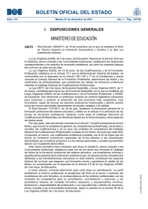 BOLETÍN OFICIAL DEL ESTADO MINISTERIO DE EDUCACIÓN I.  DISPOSICIONES GENERALES 20272