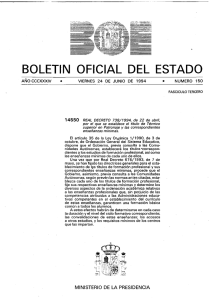 BOLETIN OFICIAL DEL ESTADO •