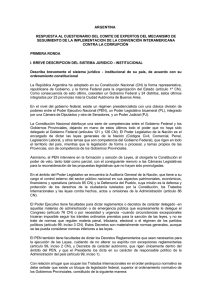 Respuesta enviada por el Estado Argentino al cuestionario del Comité de Expertos del MESICIC.