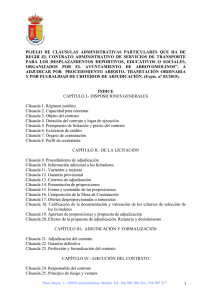 PLIEGO  DE  CLÁUSULAS  ADMINISTRATIVAS  PARTICULARES ... REGIR  EL  CONTRATO  ADMINISTRATIVO  DE ...