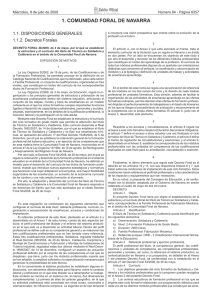 1. COMUNIDAD FORAL DE NAVARRA 1.1. DISPOSICIONES GENERALES 1.1.2. Decretos Forales