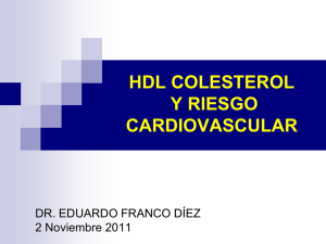 HDL Colesterol y Riesgo Cardiovascular