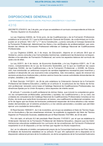 4316 DISPOSICIONES GENERALES BOLETÍN OFICIAL DEL PAÍS VASCO