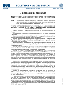 BOLETÍN OFICIAL DEL ESTADO MINISTERIO DE ASUNTOS EXTERIORES Y DE COOPERACIÓN 9324