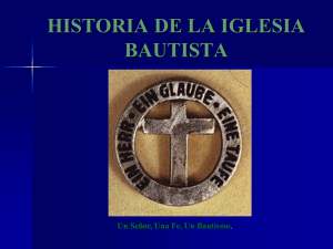 Bautistas 3 Historia de Bautistas en Europa-parte 1