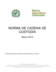 SAN-S-5-2S RAS RA Norma Cadena de Custodia