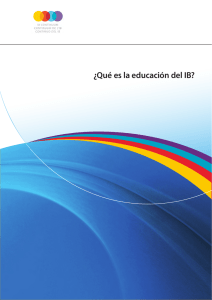 ¿Qué es la educación del IB?