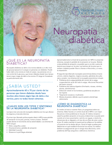 neuropatía diabética ¿Qué es la neuropatía HOJA INFORMATIVA
