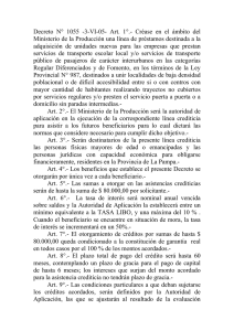 Decreto N° 1055/2005
