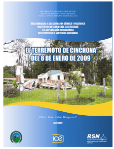 Terremoto de Cinchona (2009). Informe completo