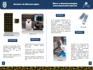 Escaner de Microarreglos