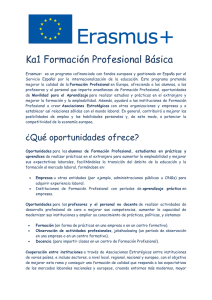 Erasmus + Ka1 Formación Profesional Básica