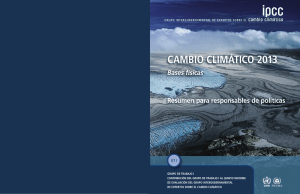 Informe IPPC 2013 Bases cientficias del cambio climatico