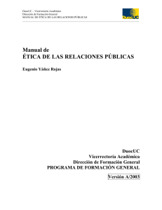 manual de etica en relaciones publicas eugenio yañez chile