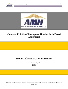 Guia de Practica Clinica Asociaci n Mexicana de Hernias
