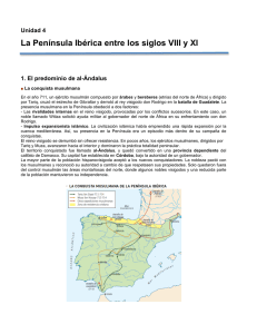 Apuntes tema 4_La Península Ibérica entre los siglo VIII y XI