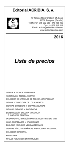 LISTA DE PRECIOS (pdf 500 KB)