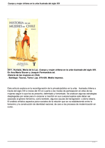 Cuerpo y mujer chilena en la urbe ilustrada del siglo... En Ana María Stuven y Joaquín Fermandois ed.