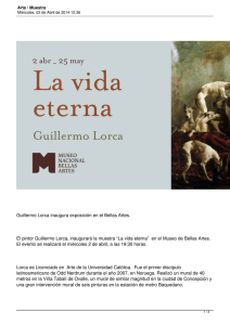 Guillermo Lorca inaugura exposición en el Bellas Artes.