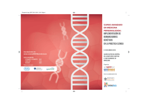 IMPLEMENTACIÓN DE BIOMARCADORES GENÉTICOS EN LA PRÁCTICA CLÍNICA