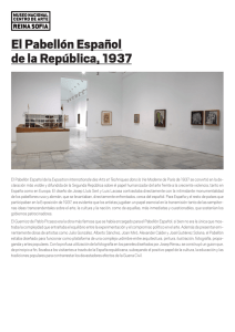 El Pabellón Español de la República, 1937
