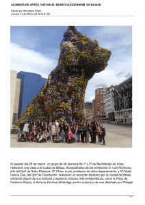 El pasado día 29 de marzo  un grupo de 48... realizaron una visita a la ciudad de Bilbao. Acompañados de...