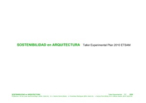 T Sostenibilidad en Arquitectura 2010