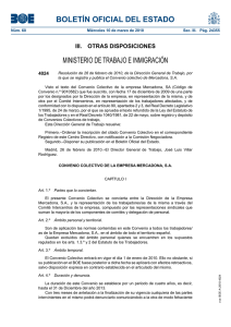 BOLETÍN OFICIAL DEL ESTADO MINISTERIO DE TRABAJO E INMIGRACIÓN 4024