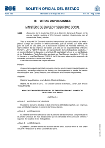 BOLETÍN OFICIAL DEL ESTADO MINISTERIO DE EMPLEO Y SEGURIDAD SOCIAL 5866