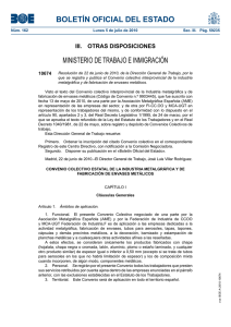 BOLETÍN OFICIAL DEL ESTADO MINISTERIO DE TRABAJO E INMIGRACIÓN 10674