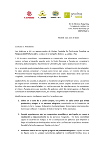 una carta a Mariano Rajoy