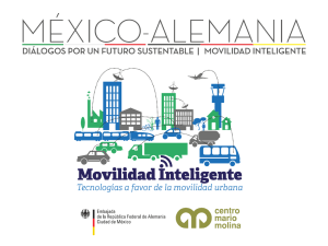 Segundo Foro de Discusión México Alemania, Diálogos por un futuro Sustentable con el Tema “Movilidad Inteligente”