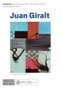 Folleto de Juan Giralt