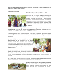 Con motivo del Día Mundial del Medio Ambiente: Sistema de la ONU festeja éxitos de Cuba en la promoción del entorno