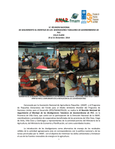 VI Reunión Nacional de Seguimiento al Montaje de los Biodigestores Tubulares de Geomembrana de PVC, en la Provincia de Villa Clara, 19 al 21 Diciembre 2014.