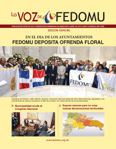 La Voz de FEDOMU Abril 2013