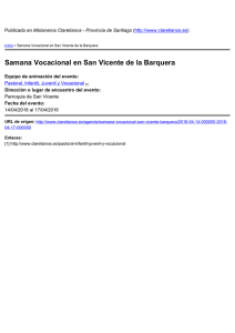 Samana Vocacional en San Vicente de la Barquera )