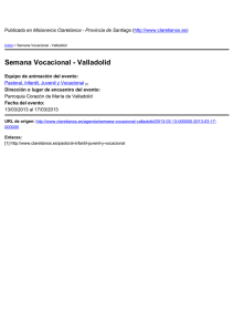 Semana Vocacional - Valladolid