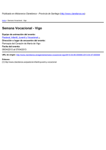 Semana Vocacional - Vigo