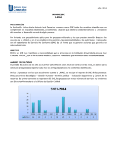 Informe SNC I-2014