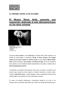 El Museo Reina Sofía presenta una exposición dedicada al arte latinoamericano en los años ochenta