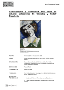 Dossier completo de la exposición Coleccionismo y Modernidad