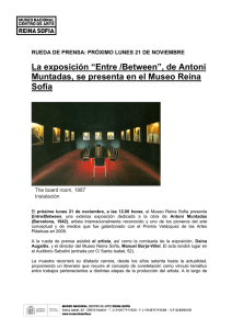 La exposición "Entre /Between", de Antoni Muntadas, se presenta en el Museo Reina Sofía