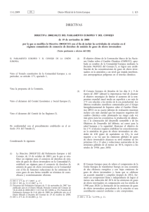 Directiva 2008/101, de 19 de diciembre