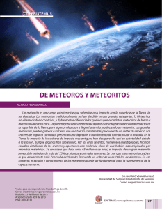 DE METEOROS Y METEORITOS CTS EPISTEMUS