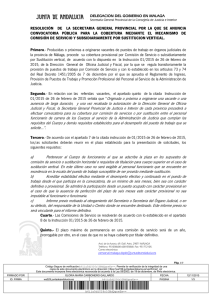 Resolución de la Secretaria General de Justicia e Interior en Málaga por la que se Anuncia Convocatoria Pública de Puestos de Trabajo para su Cobertura Mediante el Mecanismo de Comisión de Servicio y Subsidiariamente por Sustitución